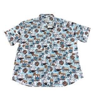 Ace Ventura Pet Detective X RSVLTS Psychoville Short Sleeve Button Down Shirt
